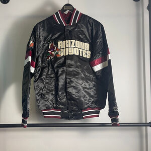Men's Starter Arizona Coyotes Jacket Size M Black